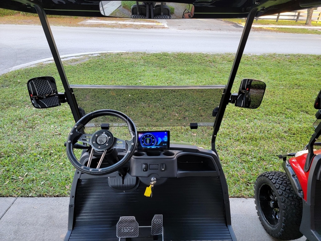 Van de het Golfauto van EV4+2G 25mph de HOOGSTE Klantgerichte Upgradeable Kleuren Hoog Beëindigen