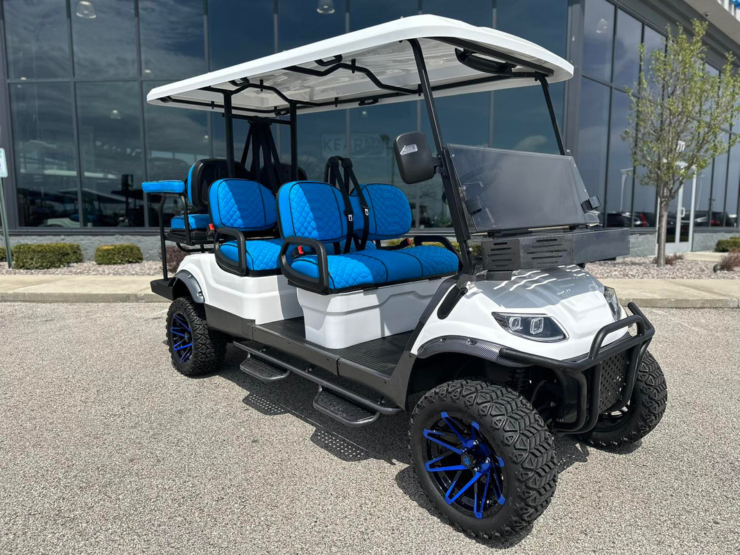 Van de het Golfauto van EV4+2G 25mph de HOOGSTE Klantgerichte Upgradeable Kleuren Hoog Beëindigen
