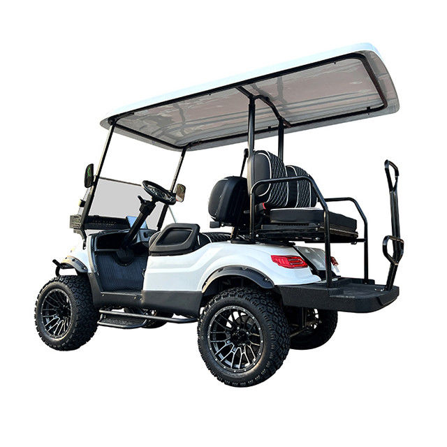 Nieuwe krachtige lithiumbatterie elektrische golfkar uitgerust met veiligheidsysteem voor sightseeing bus Top Golf