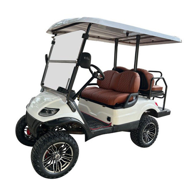Nieuwe krachtige lithiumbatterie elektrische golfkar uitgerust met veiligheidsysteem voor sightseeing bus Top Golf