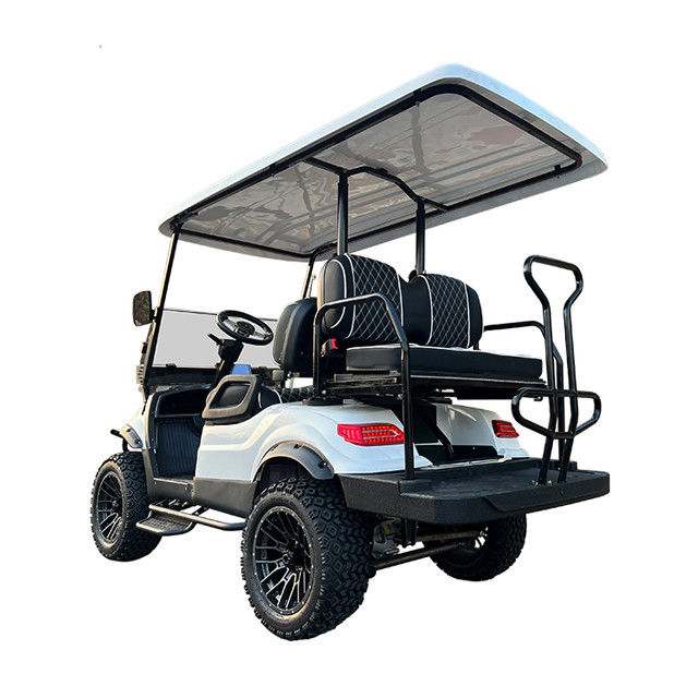 Nieuwe krachtige lithiumbatterie elektrische golfkar uitgerust met veiligheidsysteem voor sightseeing bus Top Golf