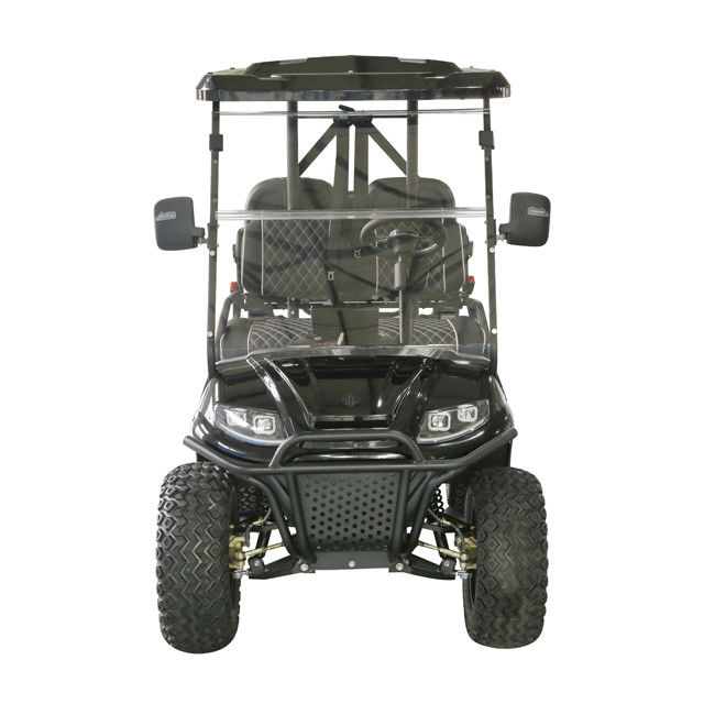 Groothandel golfkar gekleurd / helder voorruit vouwbaar TOP GOLF XL Cart Met ESP STREET LEGAL 14 inch band