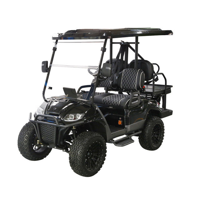 Groothandel golfkar gekleurd / helder voorruit vouwbaar TOP GOLF XL Cart Met ESP STREET LEGAL 14 inch band
