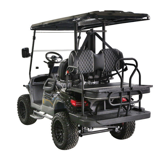 Groothandel golfkar gekleurd / helder voorruit vouwbaar TOP GOLF XL Cart Met ESP STREET LEGAL 14 inch band