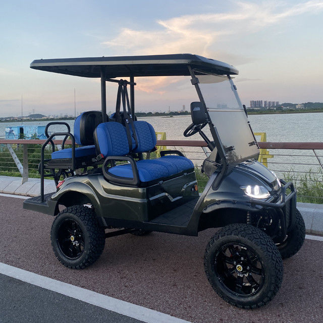 Nieuwste trends 48V 62V 72V 5KW7.5KW Motor 4 zitplaatsen Nieuwe golfkar elektrisch CE-certificaat