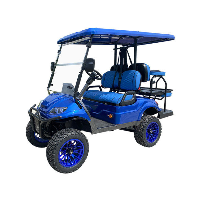 72 V 4 Passagiers ESP 4 Wheel Electric Drive Motorized Street Legal Golf Cart
