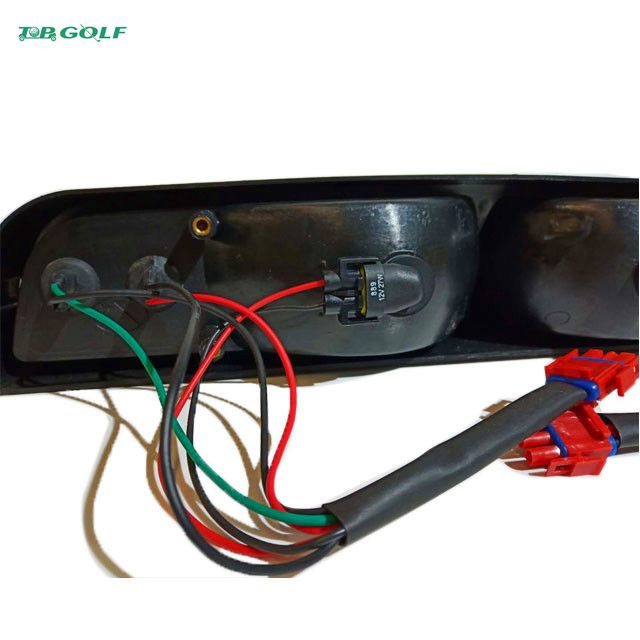12V Golf Cart LED Light Bar with Injection Molded Plastic Bezel and LED Lamps Fits YAMAHA Precedent