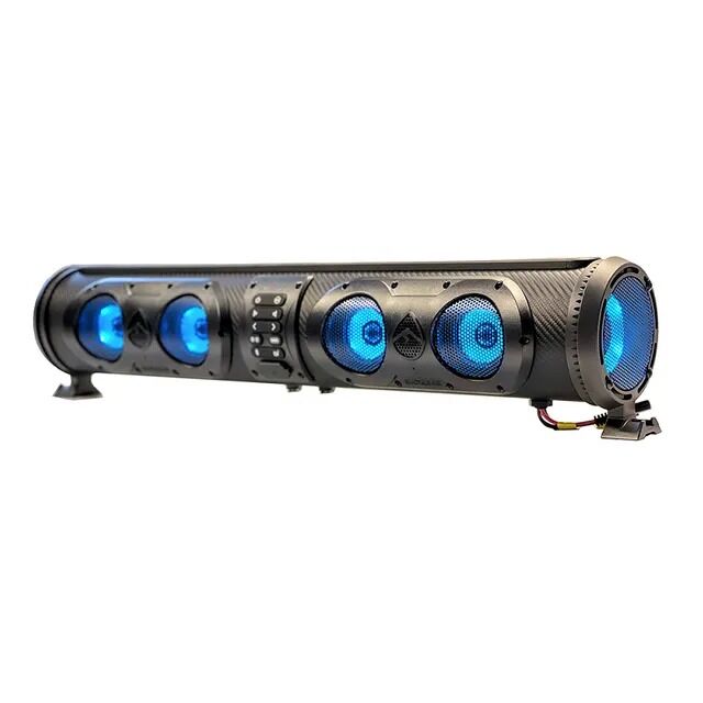 Outdoor Speaker Versterkt ATV UTV Golfkar Bt Connector 8 Speaker Soundbar Waterdicht met LED Verlichting