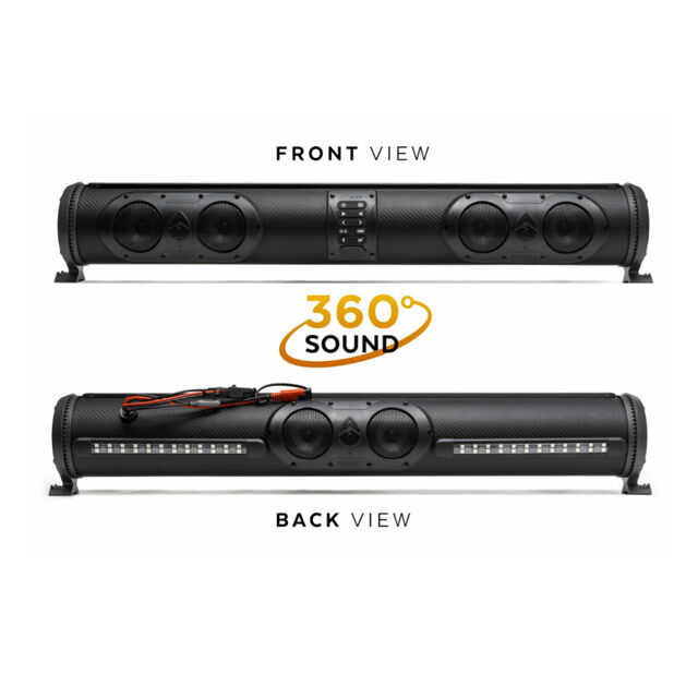 Golfkar Speaker Versterkt ATV UTV Bt Connector 8 Speaker Soundbar Waterdicht met LED Verlichting