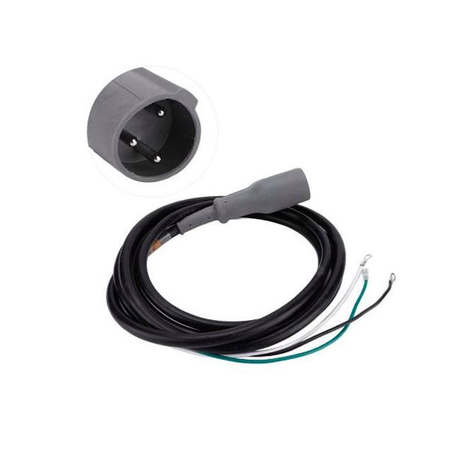 48V-opladerplug voor Club Car DS & Precedent 1, 3-Pin Mannelijke Plug met DC Cordset, vervangen OEM# 101828901 103429001 101128901
