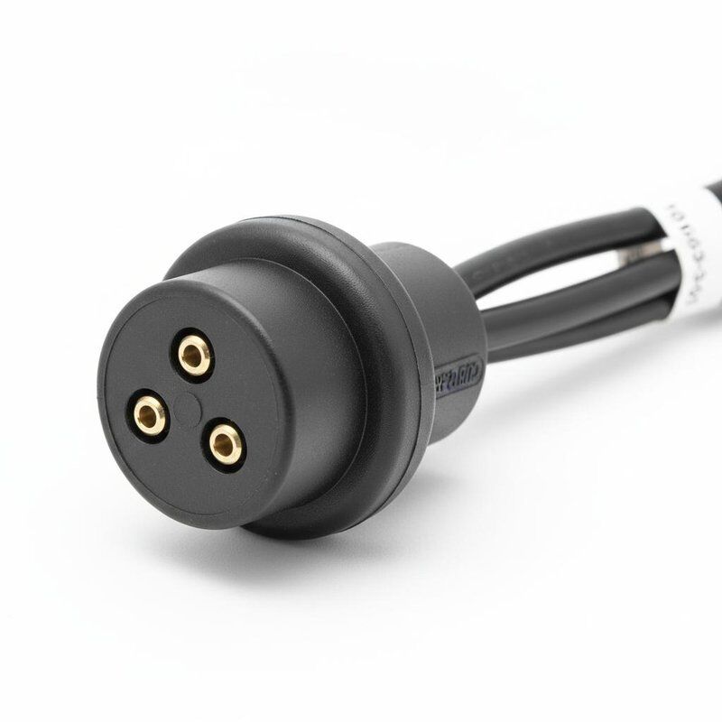 Club Car 36V oplader snoerstekker 1016433-01 Premium upgrade rond drie-pins ontwerp gegoten weerbestendige behuizing