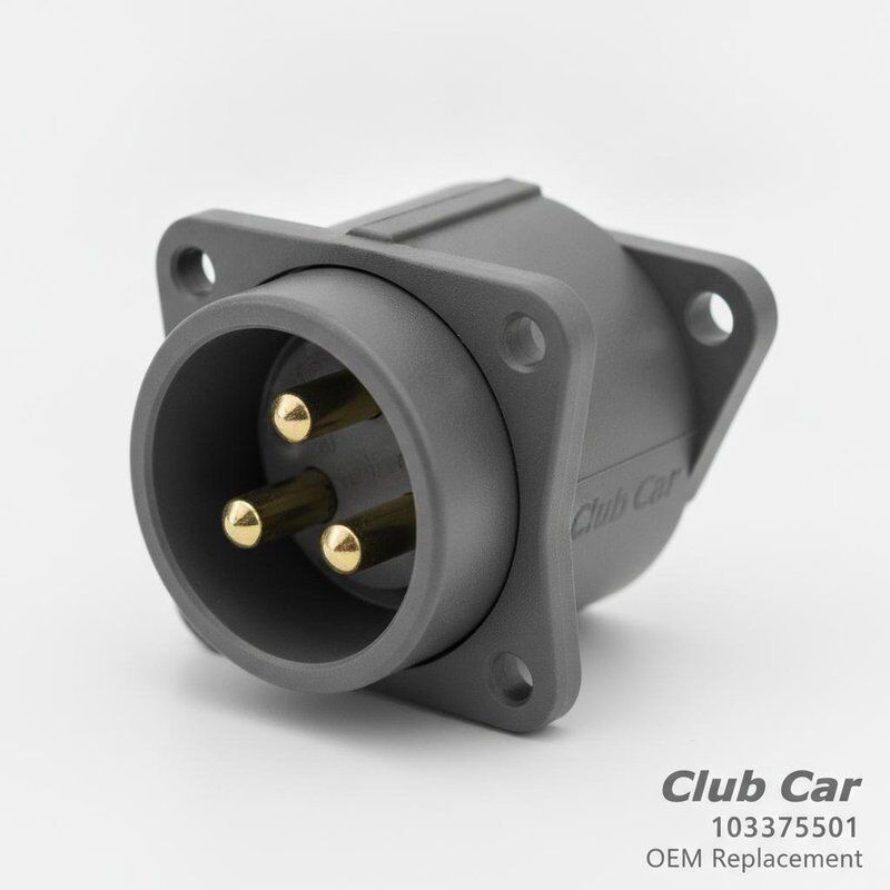Club Car Precedent-opladeraansluiting 103375501 OEM-vervanging Direct Fit-behuizing Corrosiebestendige pinnen