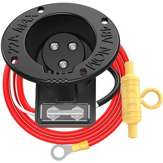 Club Car DS-oplader Zekeringsamenstel 101802101 OEM-vervanging Geïntegreerde 48V-zekering Complete kabelboom