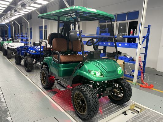 Offroad 4 zitplaatsen elektrische golfkar met dashverlichting